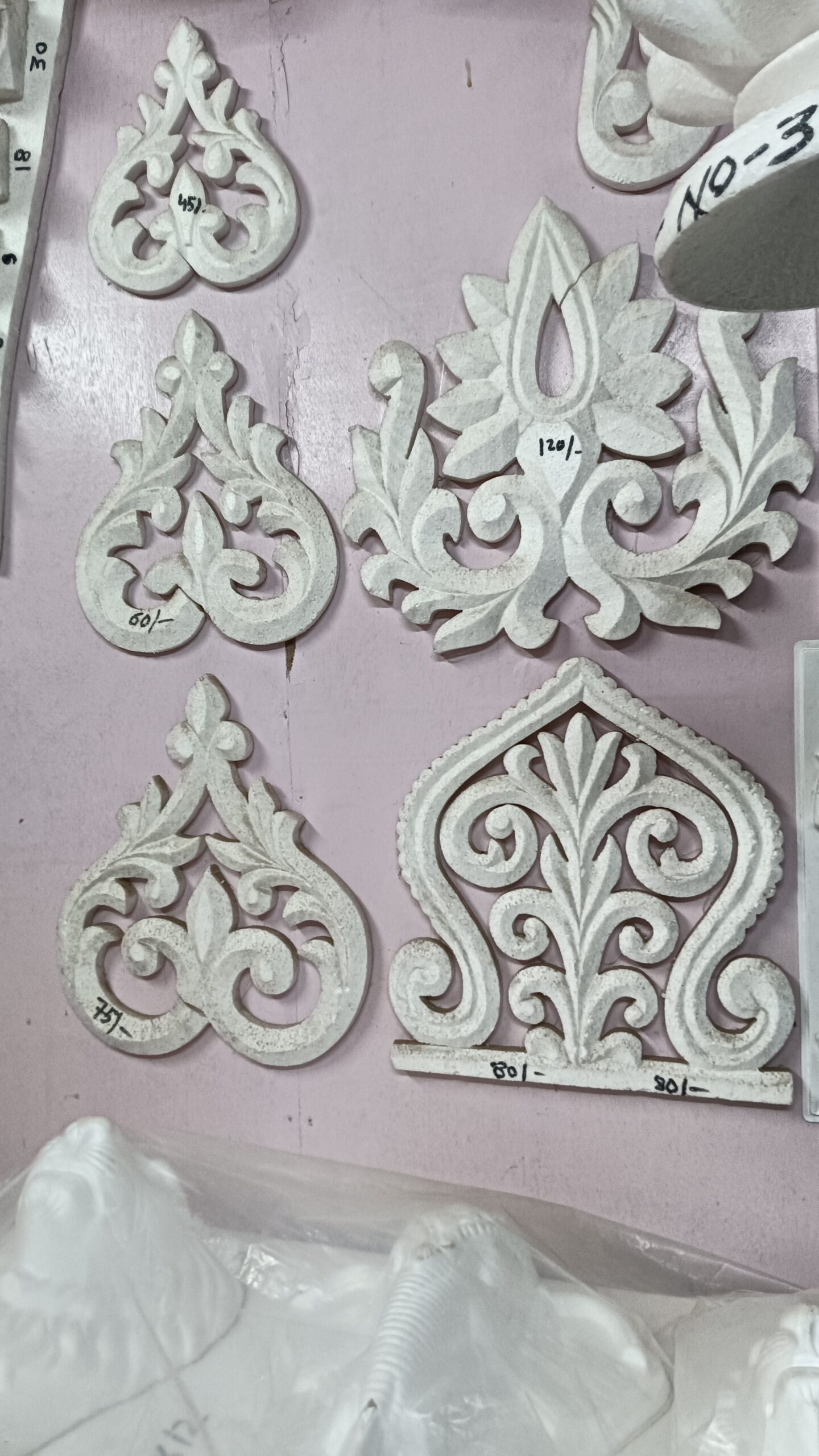 Artistic thermocol design for cultural and religious functions